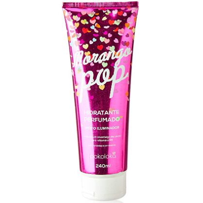 CREME HIDRATANTE CORPORAL MORANGO POP - POKOLOKA - 240ML   
