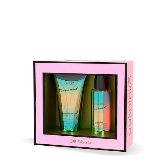 KIT - HIDRATANTE E BODY SPLASH COCONUT - POKOLOKA - 60ML  