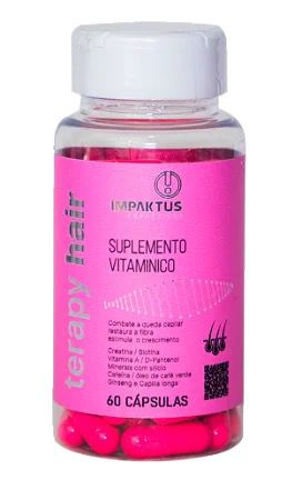 SUPLEMENTO VITAMINICO - TERAPY HAIR - IMPAKTUS - 60 CÁPSULAS