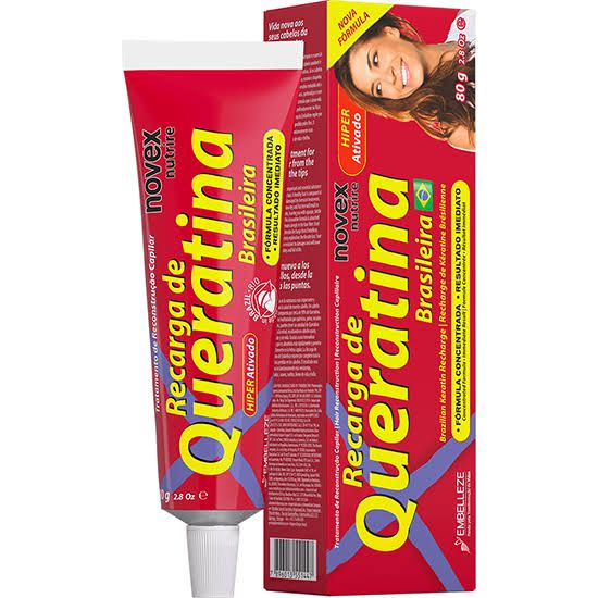 RECARGA DE QUERATINA - NOVEX - 80g