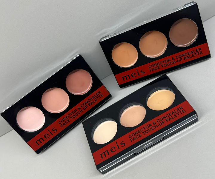 CORRETIVO CORECTOR & COMCEALER FACE TOUCH-UP PALETE - MELS - 4g