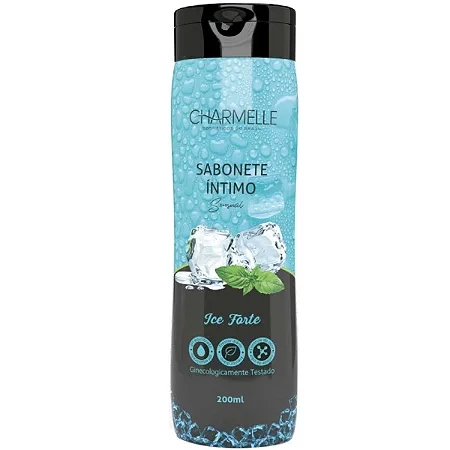 SABONETE ÍNTIMO FEMININO - ICE FORTE - CHARMELLE - 200 ML