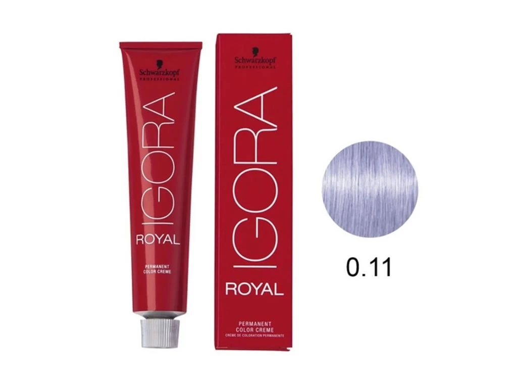 IGORA ROYAL - TINTA PARA CABELO - 0.11 - TOM DE MISTURA CINZA - SCHWARZKOPF PROFESSIONAL - 60G