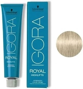 IGORA ROYAL HIGHLIFTS - TINTA PARA CABELO - 10.1 - LOURO ULTRA CLARO CINZA - SCHWARZKOPF PROFESSIONAL - 60G