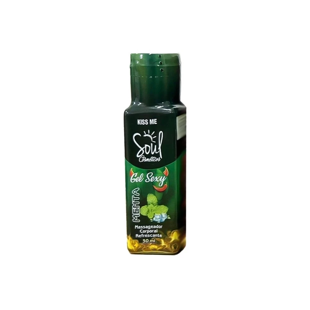 MASSAGEADOR CORPORAL - GEL SEXY - MENTA - SOUL COSMÉTICOS - 30 ML