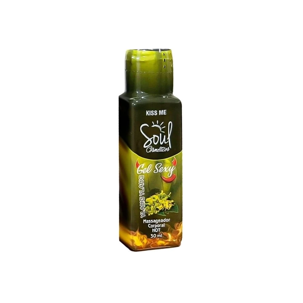 MASSAGEADOR CORPORAL - GEL SEXY - YLANG YLANG - SOUL COSMÉTICOS - 30 ML