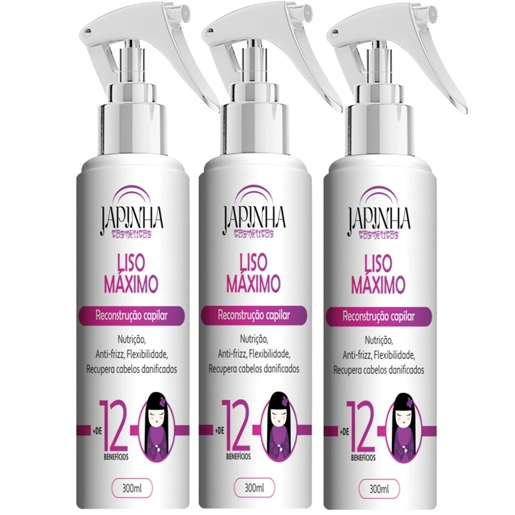PROTETOR TÉRMICO - LISO MÁXIMO - JAPINHA - 300ML