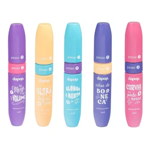 MÁSCARA DE CÍLIOS - ULTRA DEFINIÇÃO - DAPOP - 10ML