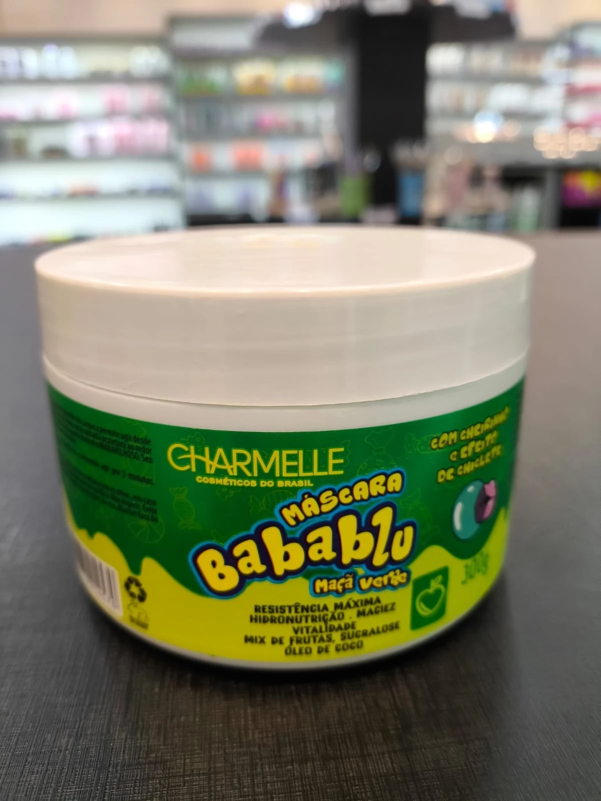 MÁSCARA - BABABLU - MAÇA VERDE - CHARMELLE - 300 G