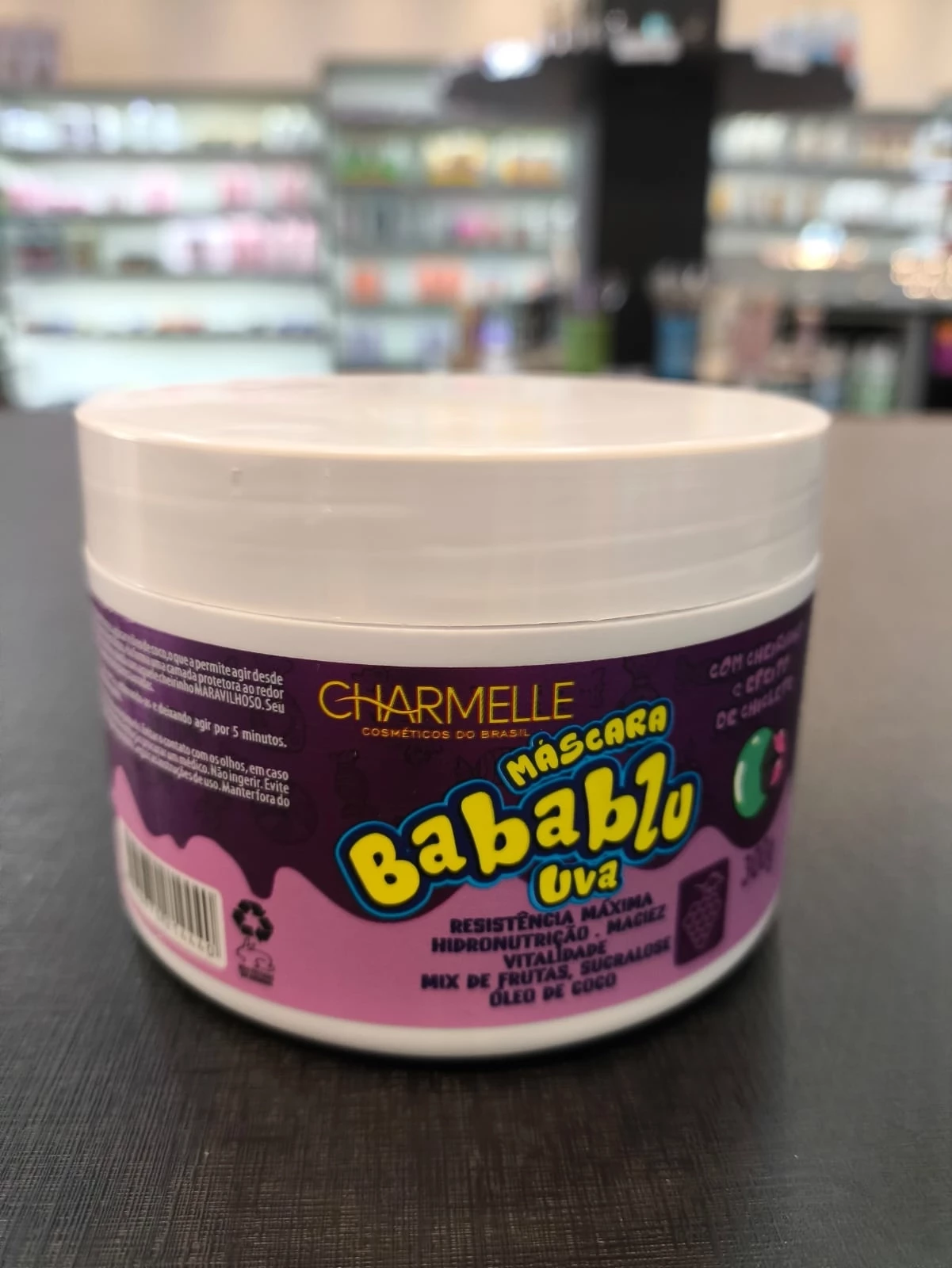 MÁSCARA - BABABLU - UVA - CHARMELLE - 300 G