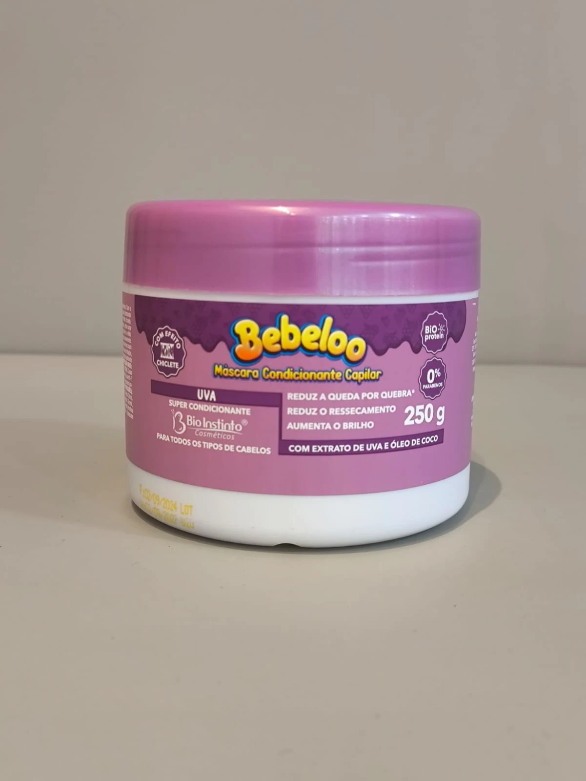MÁSCARA - BEBELOO - UVA - BIO INSTINTO - 250 G