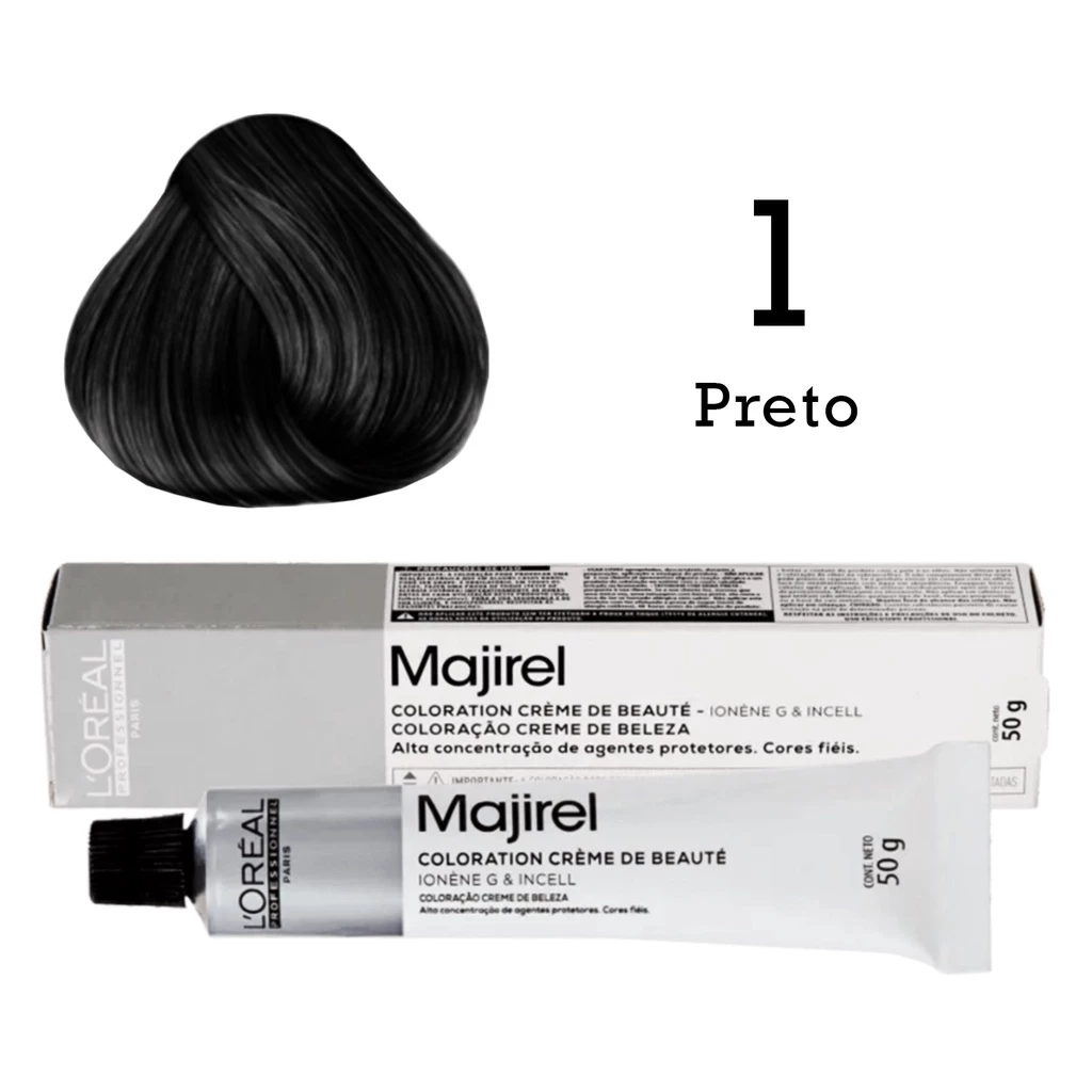 COR 1 - COLORAÇÃO MAJIREL - LOREAL - 50G