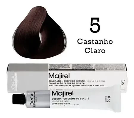 COR 5 - COLORAÇÃO MAJIREL - LOREAL   