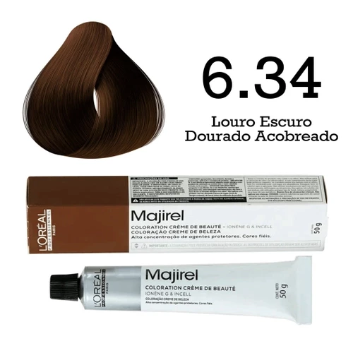COR 6.34 - COLORAÇÃO MAJIREL - LOREAL - 50G 