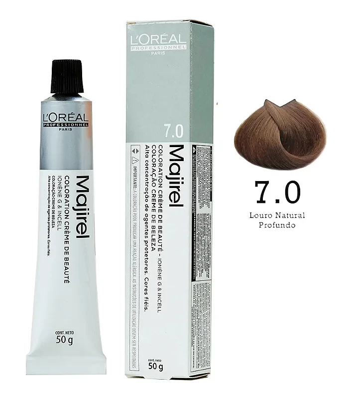 COR 7.0 - COLORAÇÃO MAJIREL - LOREAL - 50G 