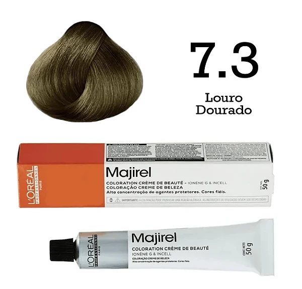 COR 7.3 - COLORAÇÃO MAJIREL - LOREAL - 50G  