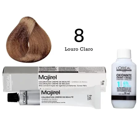 COR 8 - COLORAÇÃO MAJIREL - LOREAL - 50G   