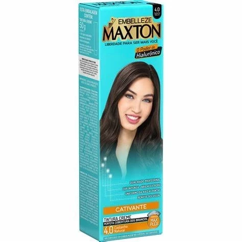 TINTA MAXTON - COR CASTANHO NATURAL - EMBELLEZE - 50 ml