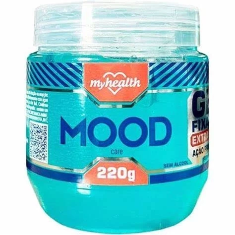 GEL FIXADOR PARA CABELOS - EXTRA FORTE - MOOD - 220g