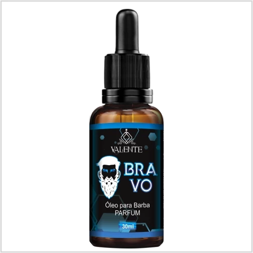 ÓLEO PARA BARBA - BRAVO - VALENTE - 30 ML