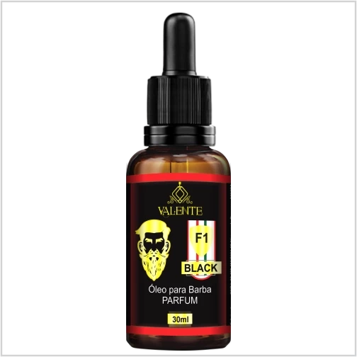 ÓLEO PARA BARBA - F1 BLACK - VALENTE - 30 ML