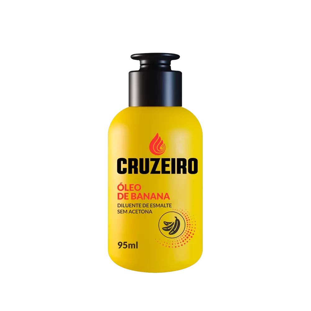 ÓLEO DE BANANA - DILUENTE DE ESMALTE E ACETONA - CRUZEIRO - 95 ML