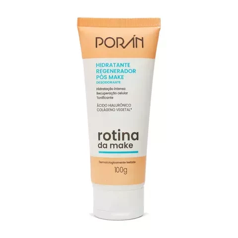 HIDRATANTE REGENERADOR PÓS MAKE - PORAN - ROTINA DA MAKE - 100 G