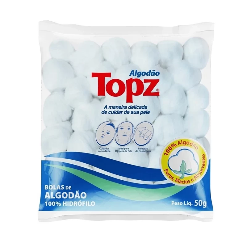 Bolas de algodão Topz 50g