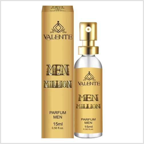 PERFUME DE BOLSA - MEN MILLION - MEN - VALENTE - 15ML