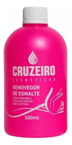 REMOVEDOR DE ESMALTE SEM ACETONA - CRUZEIRO - 500 ML