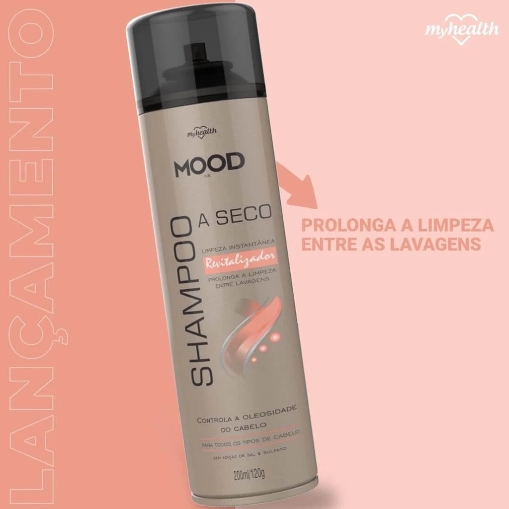 SHAMPOO A SECO LIMPEZA INSTANTÂNEA - MOOD - 200ml