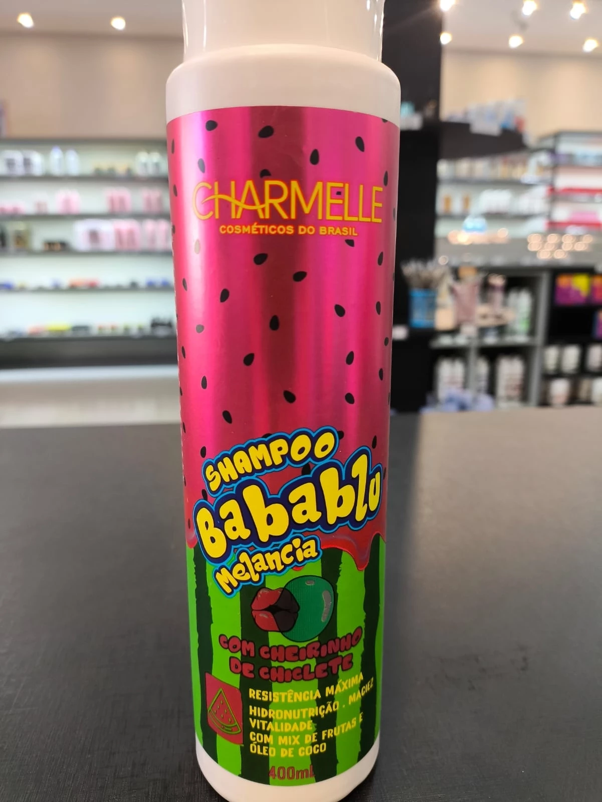 SHAMPOO - BABABLU - MELANCIA - CHARMELLE - 400 ML