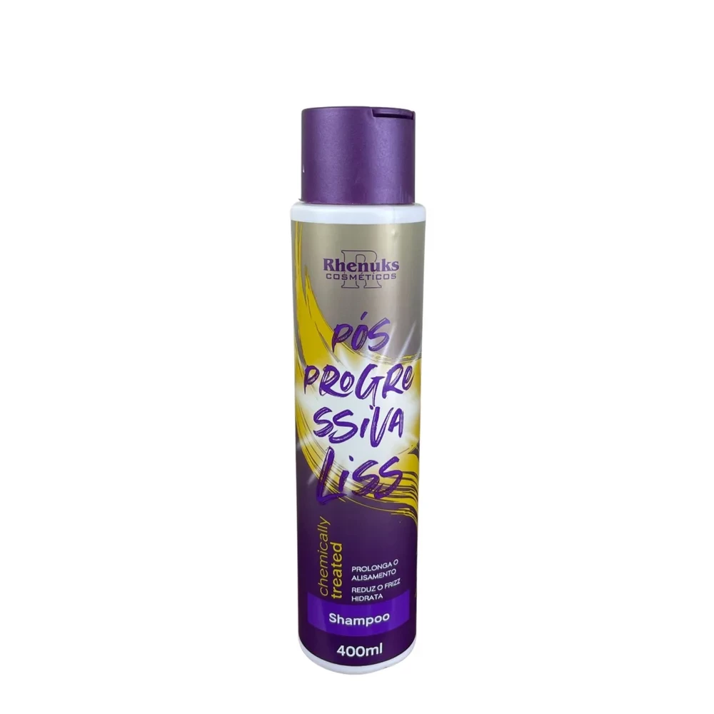SHAMPOO - PÓS PROGRESSIVA LISS - RHENUKS - 400 ML