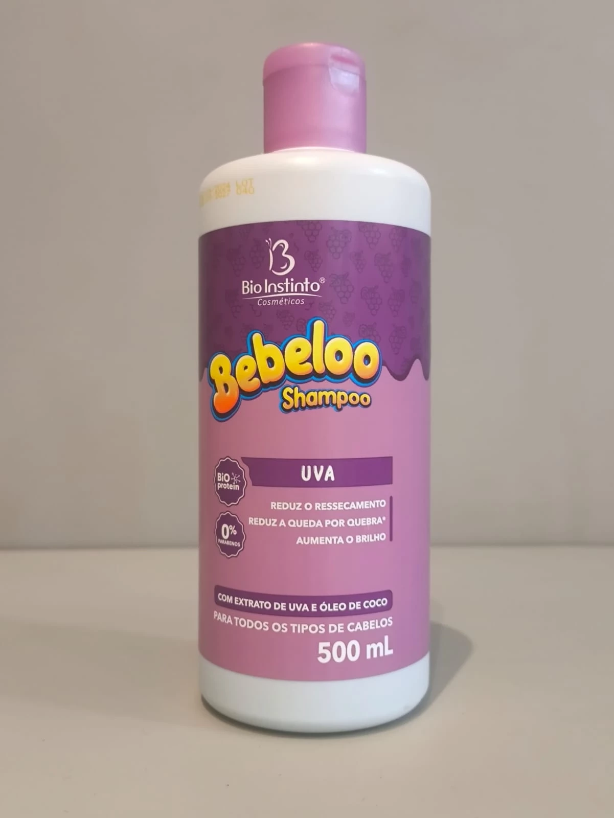SHAMPOO - BEBELOO - UVA - BIO INSTINTO - 500 ML