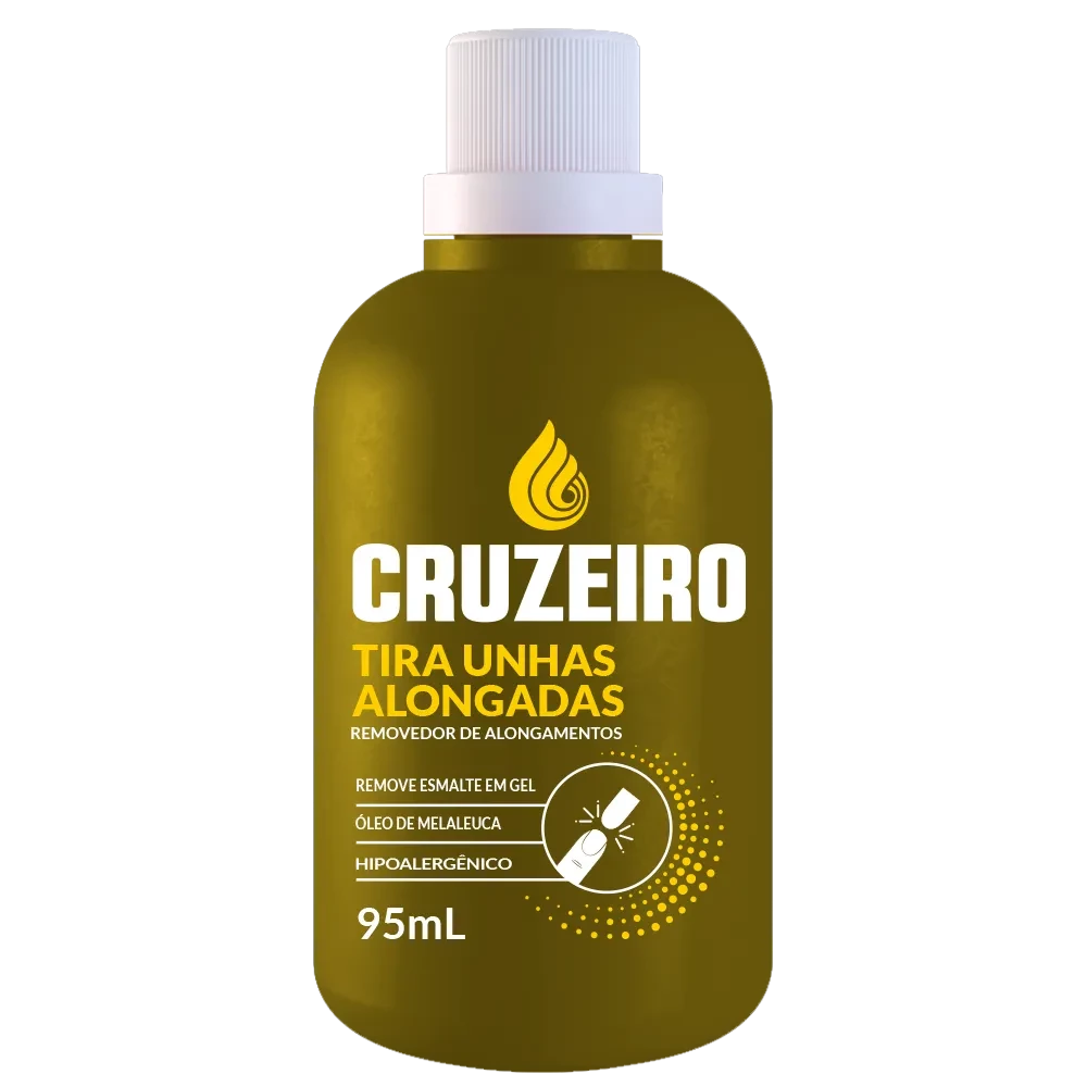 TIRA UNHAS ALONGADAS - REMOVEDOR DE ALONGAMENTOS - CRUZEIRO - 95 ML