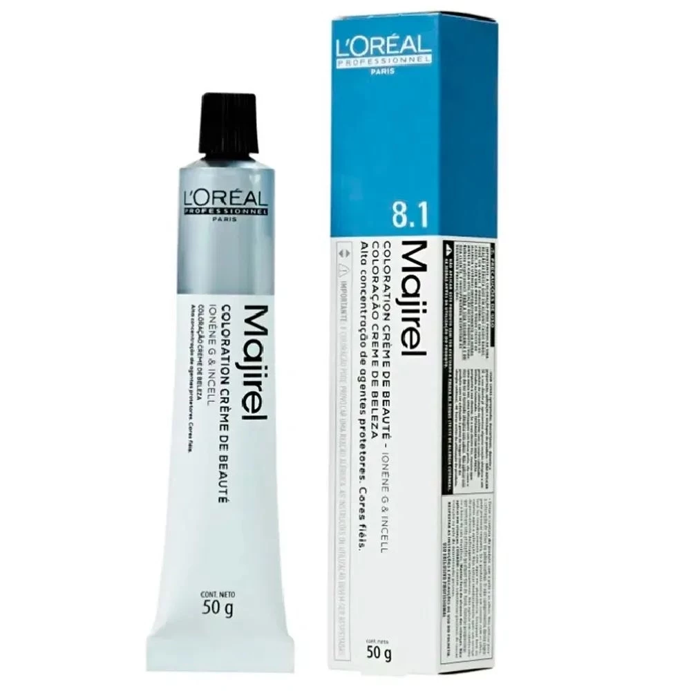COR 8.1 - COLORAÇÃO MAJIREL - LOREAL - 50G     