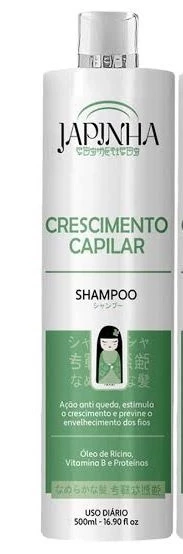 SHAMPOO CRESCIMENTO CAPILAR - JAPINHA - 500ML