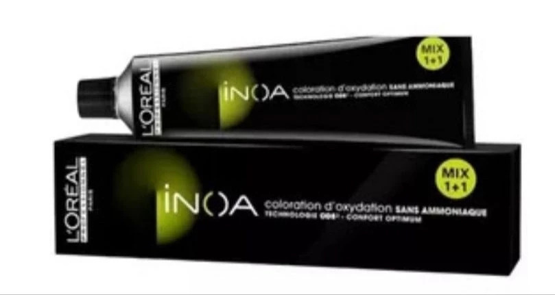 COR 4 CASTANHO MÉDIO - COLORAÇÃO SEM AMÔNIA - INOA LOREAL - 60G