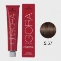 IGORA ROYAL - TINTA PARA CABELO - 5.57 - CASTANHO CLARO DOURADO COBRE - SCHWARZKOPF PROFESSIONAL - 60G