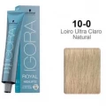 IGORA ROYAL HIGHLIFTS - TINTA PARA CABELO - 10.0 - LOURO ULTRA CLARO NATURAL - SCHWARZKOPF PROFESSIONAL - 60G