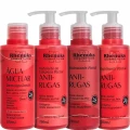 KIT COM 4 PRODUTOS PARA SKIN CARE - ANTI RUGAS - RHENUKS COSMÉTICOS - 200 ML CADA